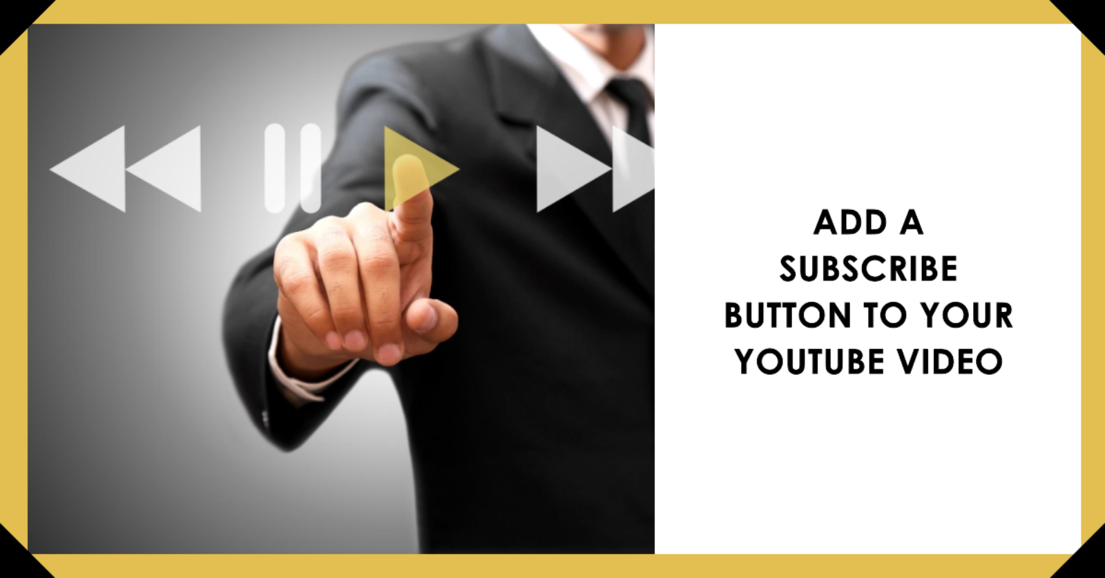 How To Add Subscribe Button To Youtube Video